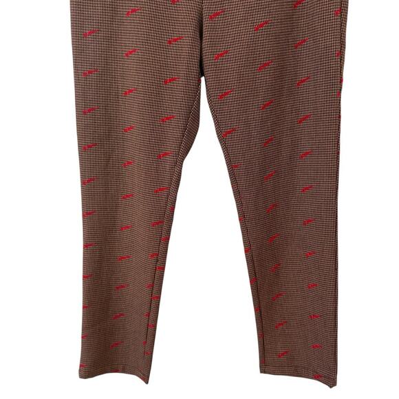 Scotch & Soda Houndstooth Shooting Star Tapered Trousers in "Brown Flock" Sz M - Picture 6 of 14